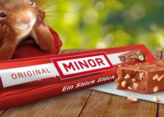 Шоколадні Батончики MINOR з Крихтою Смаженого Фундука 110 г