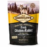 Carnilove Fresh Chicken and Rabbit курка з кроликом для собак, 1,5 кг