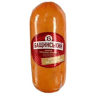Шинка Бащинський 500г копчена на деревені в.с