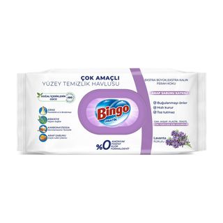 Влажные салфетки Универсал сирень 96 шт