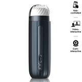 Интерактивный Пульсирующий Мастурбатор Hannes Neo С Функцией Нагрева [темно-синий ] (11.8.9)