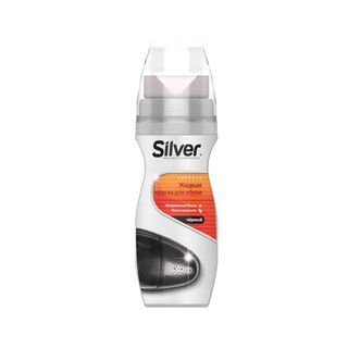КРЕМ КРАСКА ДЛЯ ОБУВИ SILVER 75МЛ ЧЕРНАЯ, ШК: 8690757001058