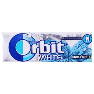 Жувальна гумка Orbit білосніжний освіжаюча м`ята