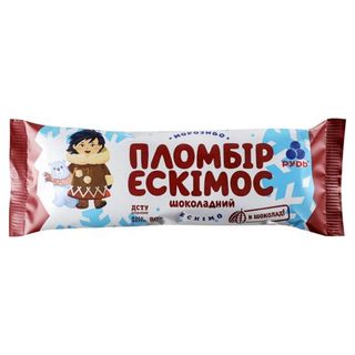 Морозиво Ескімос шоколадний Рудь 80г