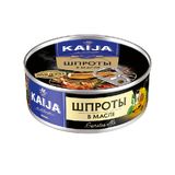კონსერვი თევზის /კაიჯა/ შპროტი ზეთში (გას) 160გრ
