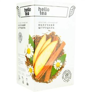 Чай фруктовий Hello Tea Яблучний штрудель 20 шт по 3 г