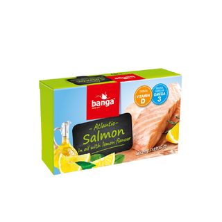 ორაგული ზეთში ლიმნით /ბანგა/ 120 გრ