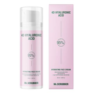 Зволожувальний крем для обличчя з 4Д гіалуроновою кислотою Mr.SCRUBBER