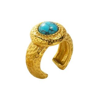 Titanium Gold Plated Ring