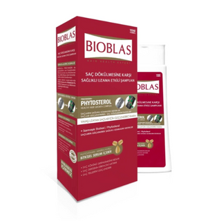 ბიობლასი - შამპუნი თმის სწრაფი ზრდისთვის ფიტოსტეროლით და სუროს ექსტრაქტით 360მლ 15 ANTI-HAIR LOSS HEALTHY GROWTH SHAMPOO with phytosterol Slow Growing Hair 360ml 0015