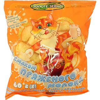 Фігурні вироби Золоте зерно 60г топлене молоко