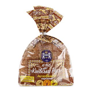 Хліб Кулиничі Київська Русь половинка в нарізці 350г