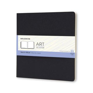 Записник Moleskine Art Cahier Квадратний / Для Нарисів Чорний