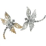 Прикраса новорічна підвіс Стрикоза 11*13см, прозорий, гліттер, пластик