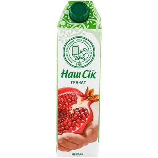 Нектар Наш Сік Гранат 0.95л