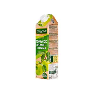Сок Organic яблоко 1л