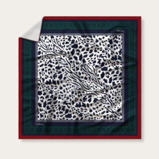 შარფი - თინათინი - მწვანე 70x70 სმ