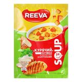 Крем-суп зі смаком курки з крутонами Курячий 17 г ТМ REEVA