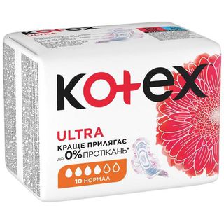 Прокладки KOTEX Ultra Dry Normal  №10