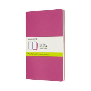 Записник Moleskine Cahier Середній / Нелінований Кінетичний Рожевий