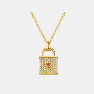 Titanium Gold Plated Necklace