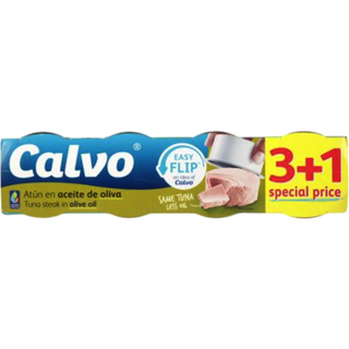 Тунець Calvo Easy flip в оливковій олії 4 шт х 65 г