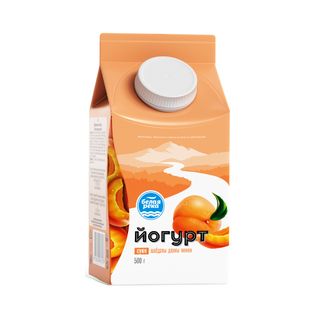 ЙОГУРТ БЕЛАЯ РЕКА ПЕРСИК 2,5% П/Б 500ГР