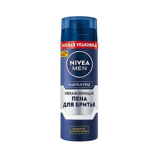 Nivea, Пена Для Бритья Nivea Men 200Мл Увлажняющая, шт, ШК: 4005900369130