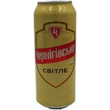 Пиво Чернігівське світле пастеризоване 4.8% 0.5 л