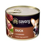 Savory Dog Gourmand консерви качка для собак, 200 г