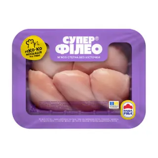 Філе стегна куряче Супер Філео охолоджене, ~0,6 кг
