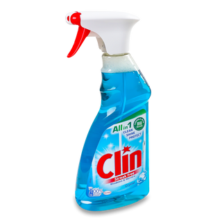 Засіб для миття вікон Clin «Блакитний» 500мл
