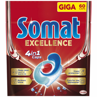 Капсули Somat Exellence 4в1 60шт для посудомийної машини