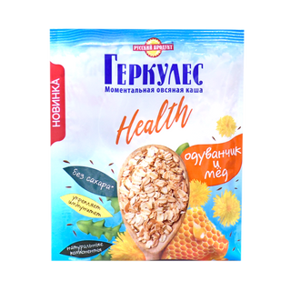 Վարսակի շիլա «Ռուսսկիյ Պրոդուկտ» Հերկուլես, խատուտիկ և մեղր 35գր