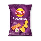 Чипсы Lay'S Рифленые Лосось В Сливочном В Соусе 140Гр