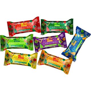 Цукерки Lucas Merry Christmas and Happy new Year глазуровані вагові, 100г