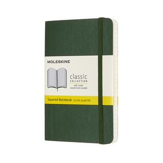Записник Moleskine Classic Кишеньковий / Клітинка Миртовий Зелений М’який