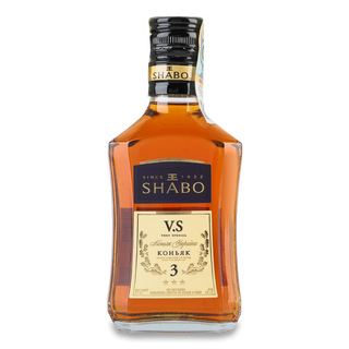 Коньяк Shabo VS 3 зірки 0,25л