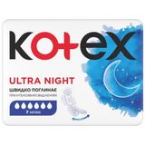 Прокладки Котекс Ультра Найт (kotex Ultra Night) 6 Крапель 7 Шт