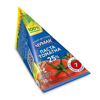 Томатна паста Чумак Пірамідка 70г