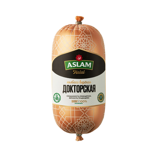 Колбаса вареная Aslam докторская классическая 500 г