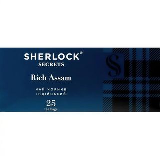 Чай Sherlock Secrets Багатий Ассам чорний 25 x 2 г