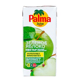 86П СОК PALMA ЗЕЛЕНОЕ ЯБЛОКО0,950 Л TETRA PAK/12