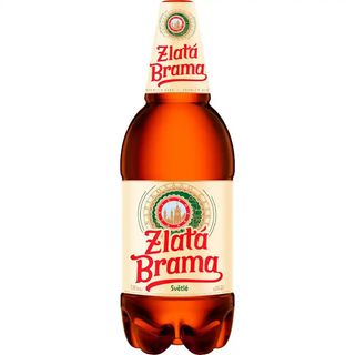 Пиво Zlata Brama світле пастеризоване 5% 1,75 л
