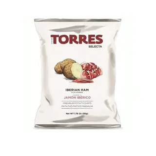 Чіпси Torres картопл. смак іберійської шинки 50г