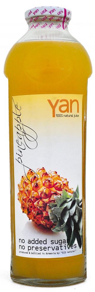 Հյութ արքայախնձորի «Յան» 930մլ