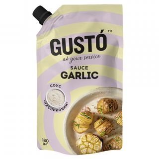 Соус 180г Gusto Часниковий 30%