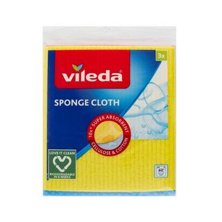 САЛФЕТКА VILEDA 3ШТ ВЛАГОВПИТЫВАЮЩИЕ ГУБЧ, ШК: 4003790028199