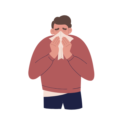 При насморке