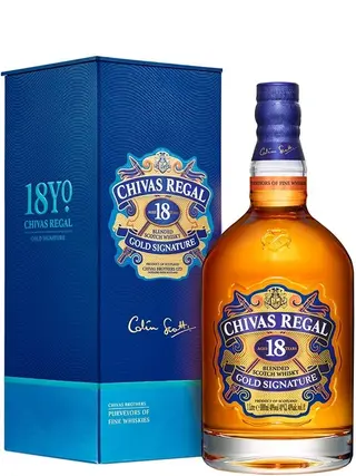 Віскі Чівас Рігал / Chivas Regal, 18 років, 40%, 0.7л, в подарунковій коробці